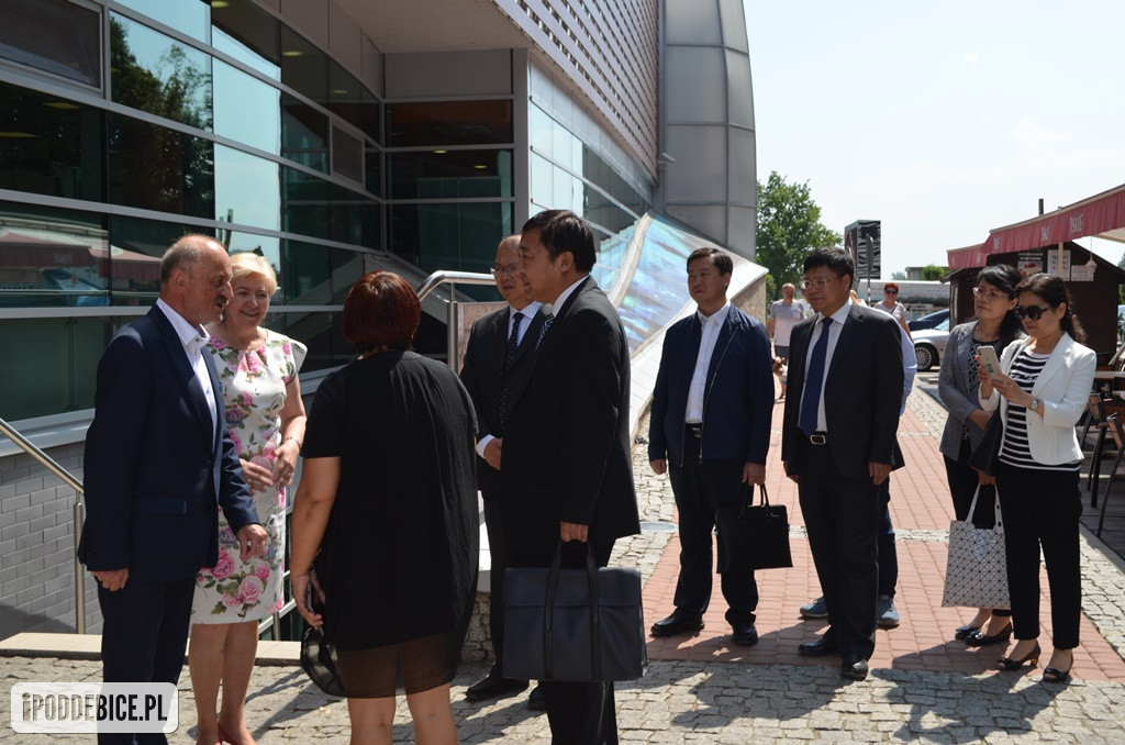 Delegacja z Chin odwiedziła powiat poddębicki