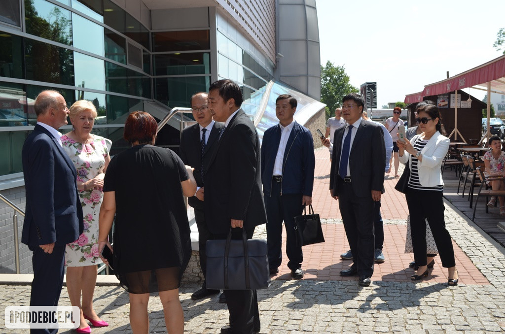 Delegacja z Chin odwiedziła powiat poddębicki