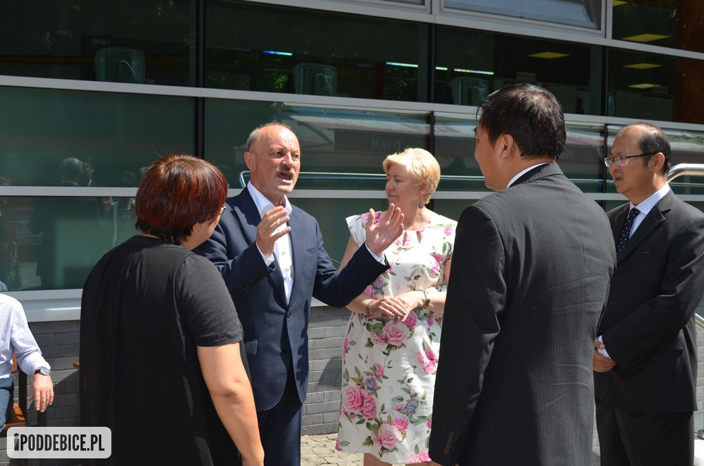 Delegacja z Chin odwiedziła powiat poddębicki