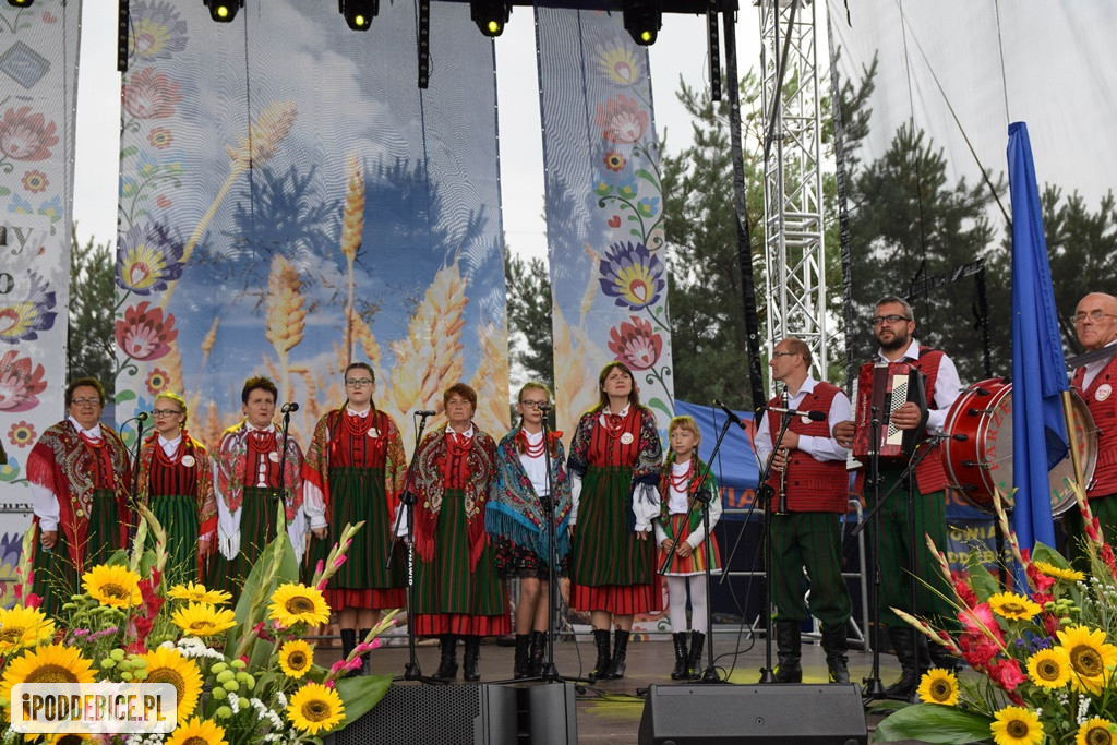 Dożynki Powiatu Poddębickiego w Wartkowicach