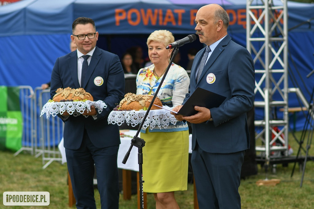 Dożynki Powiatu Poddębickiego w Wartkowicach
