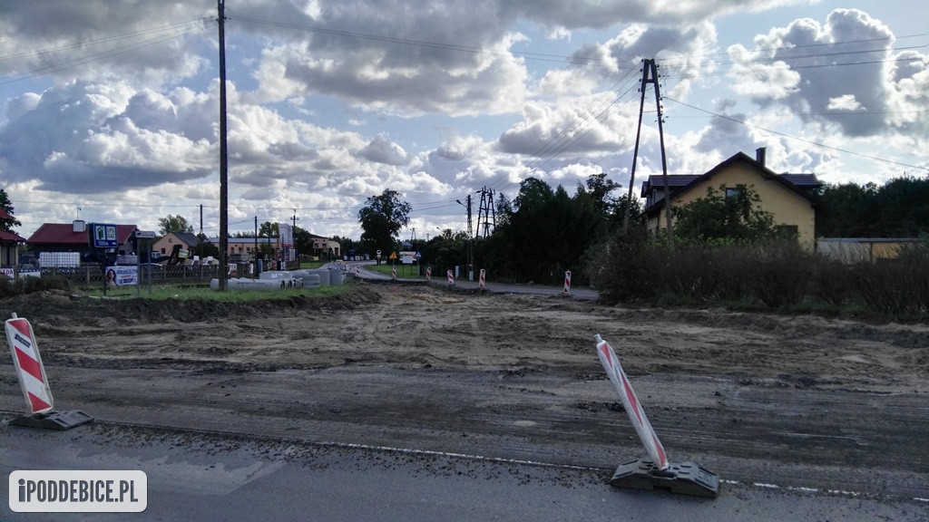 Budowa rond w Pradze k.Podddębic