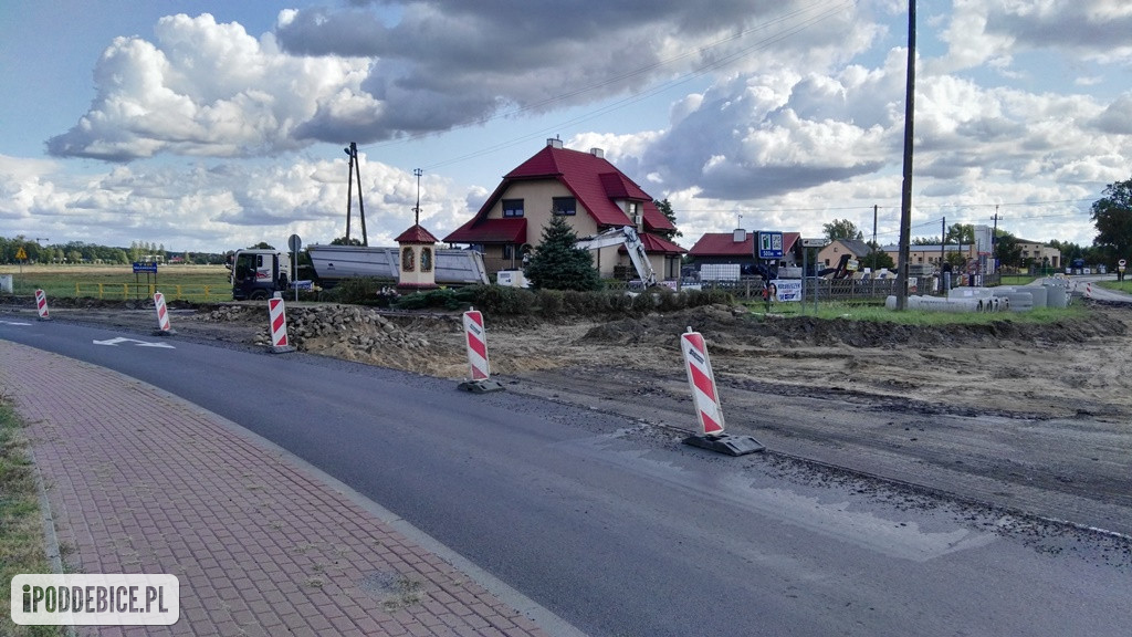Budowa rond w Pradze k.Podddębic