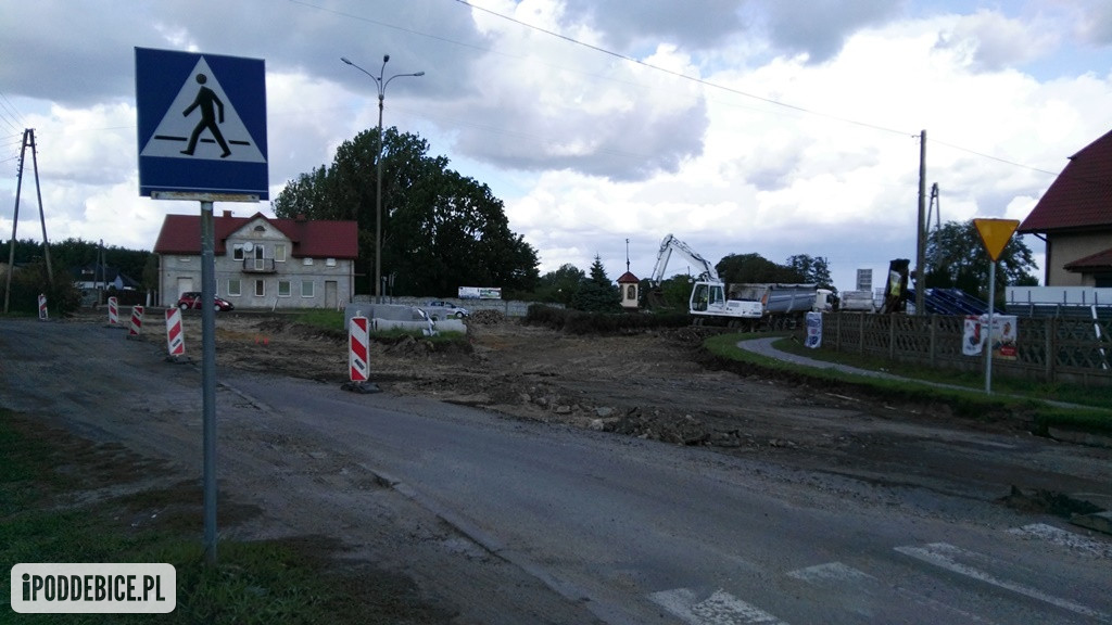 Budowa rond w Pradze k.Podddębic