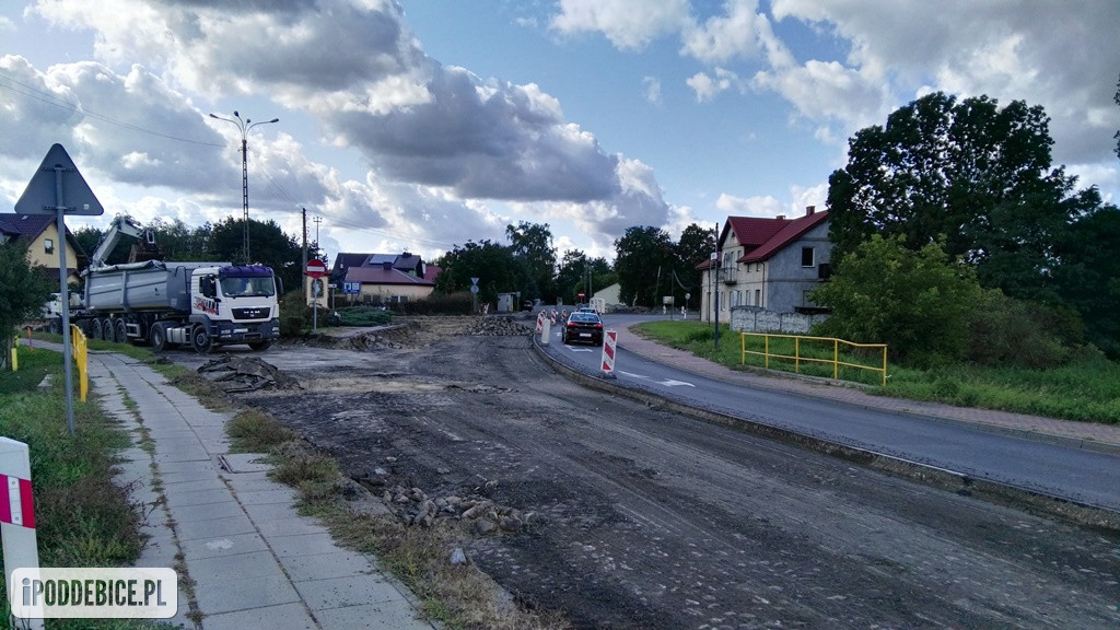 Budowa rond w Pradze k.Podddębic