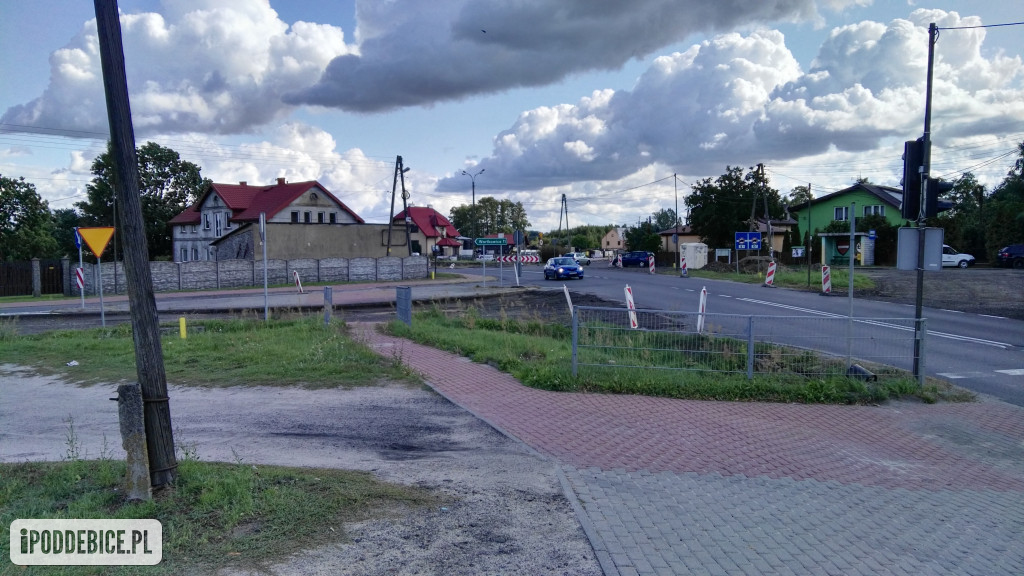 Budowa rond w Pradze k.Podddębic