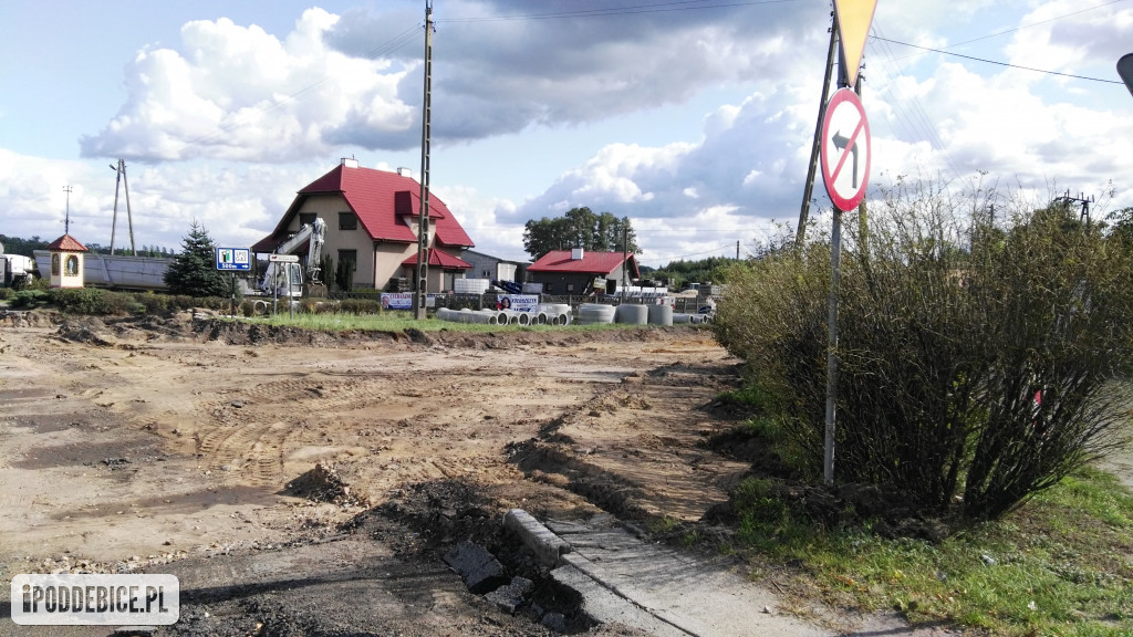 Budowa rond w Pradze k.Podddębic