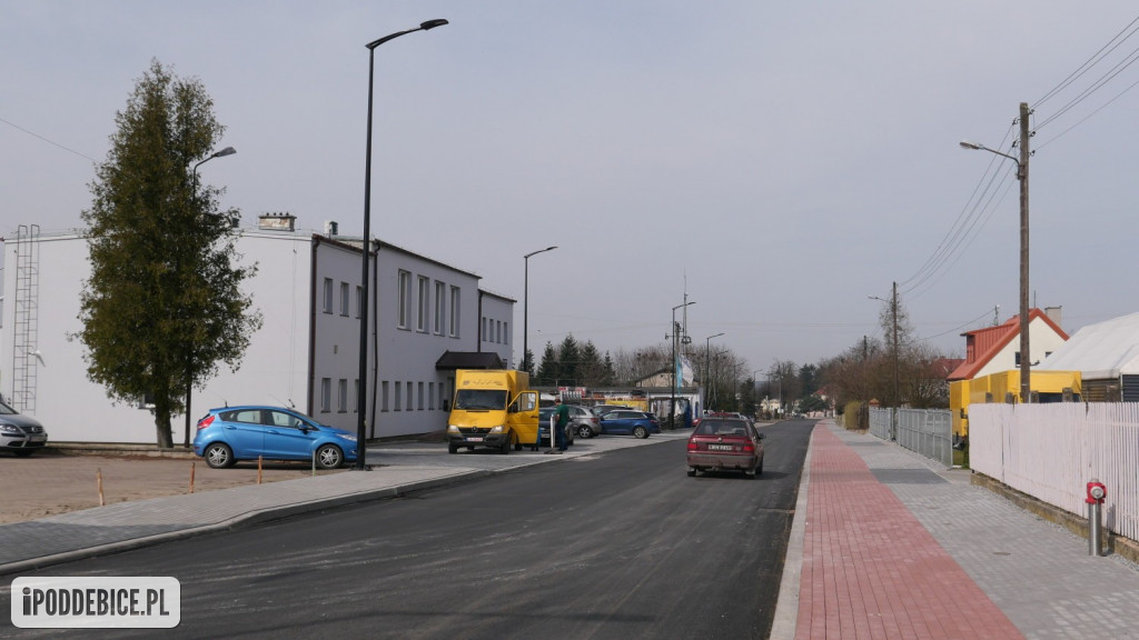 I etap przebudowy ul. Targowej w Poddębicach zakończony