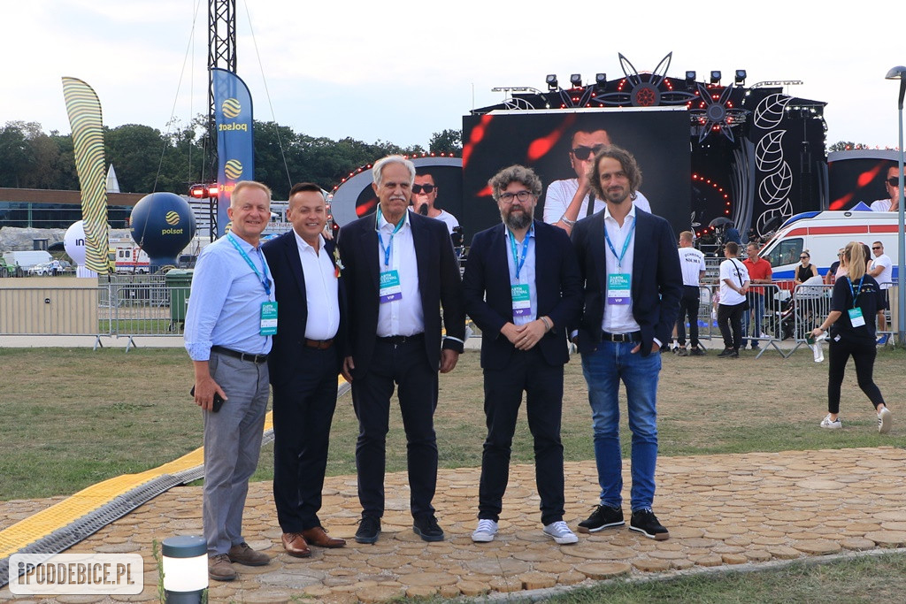 Zygmunt Solorz w Uniejowie.