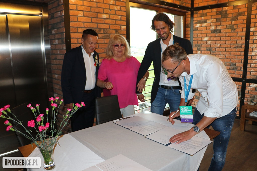 Zygmunt Solorz w Uniejowie.