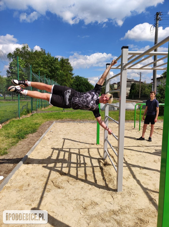 Pierwszy w Poddębicach park do street workout!