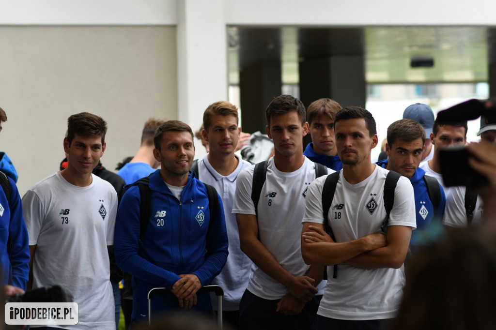 Tak w Uniejowie powitano piłkarzy Dynamo Kijów