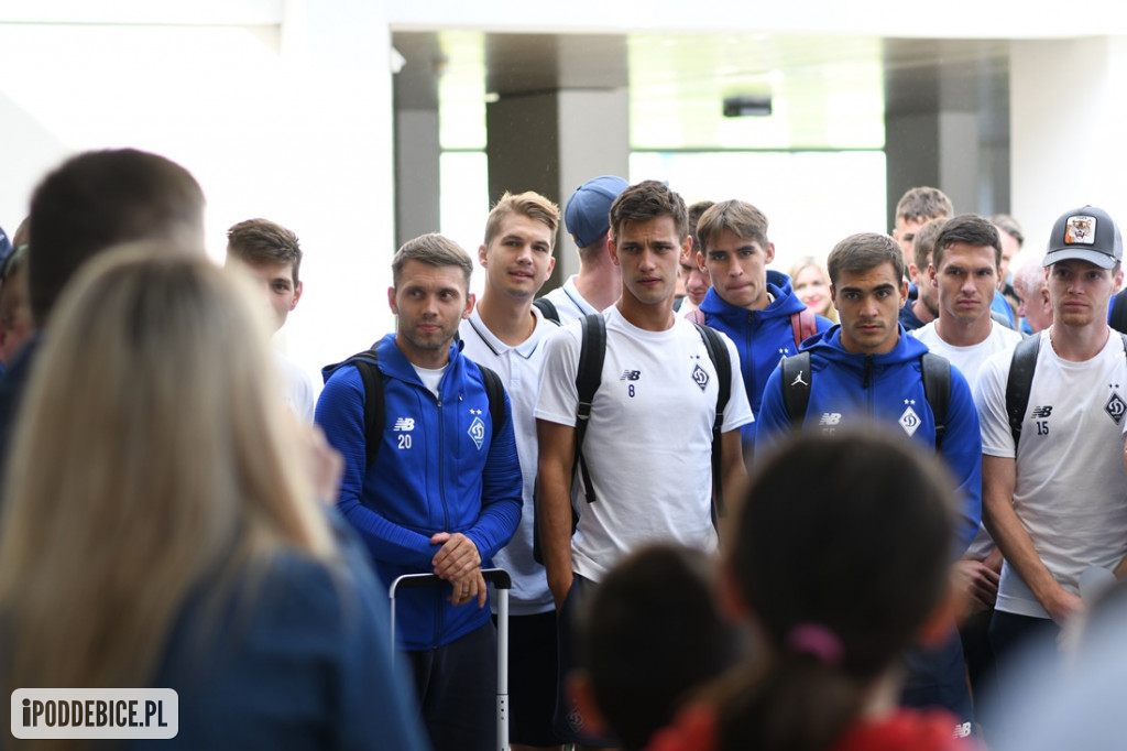 Tak w Uniejowie powitano piłkarzy Dynamo Kijów