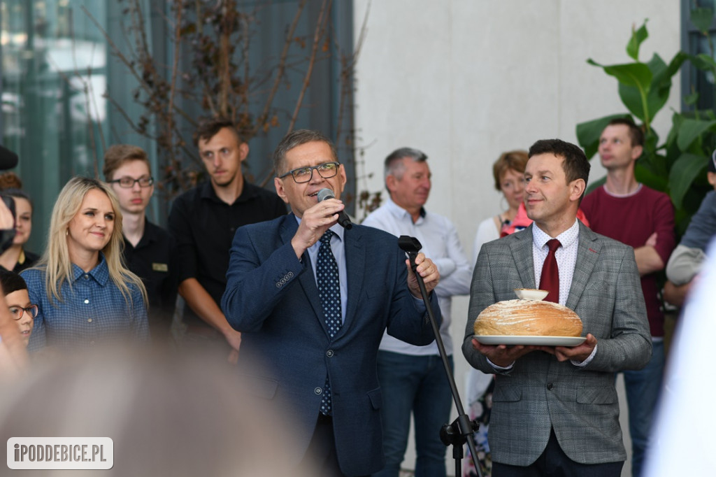 Tak w Uniejowie powitano piłkarzy Dynamo Kijów