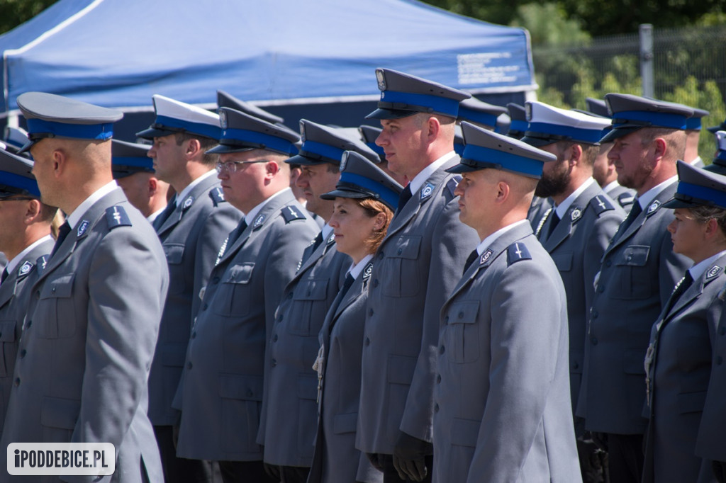 Międzypowiatowe Obchody Święta Policji odbyły się w Poddębicach [FOTO]