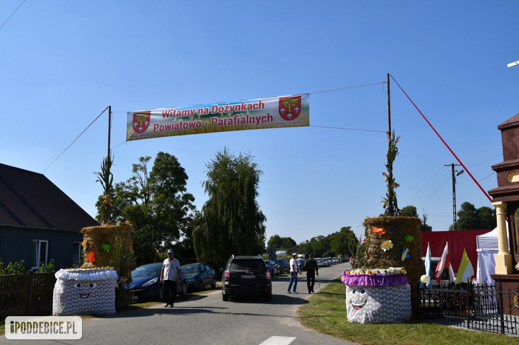 XI Dożynki Powiatu Poddębickiego w Brodni