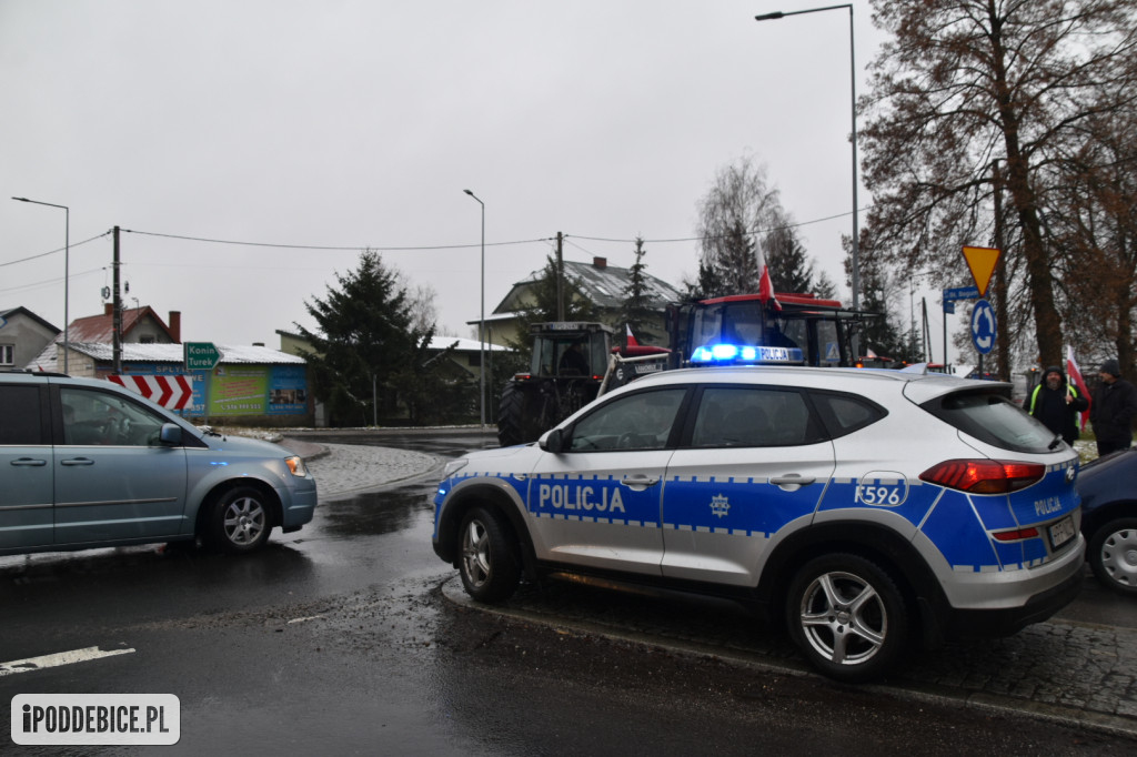 Rolnicy znowu strajkują w Poddębicach