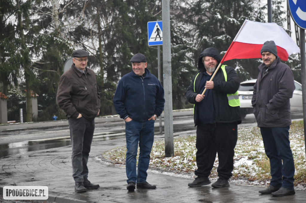 Rolnicy znowu strajkują w Poddębicach