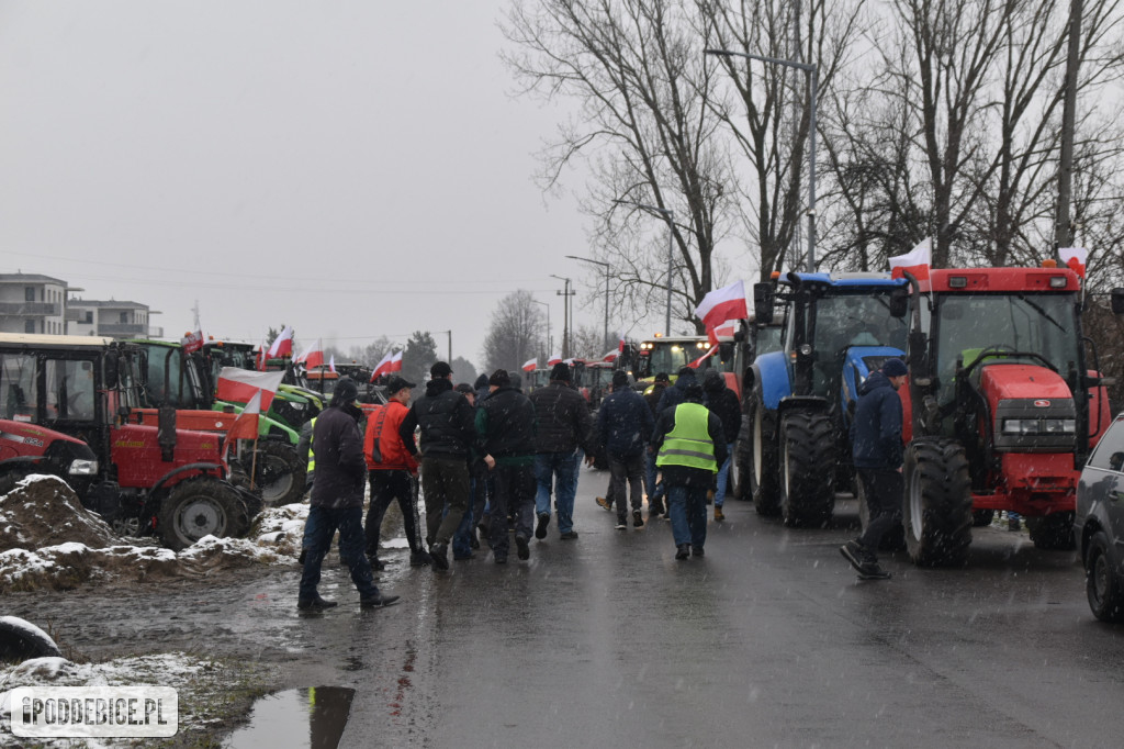 Rolnicy znowu strajkują w Poddębicach