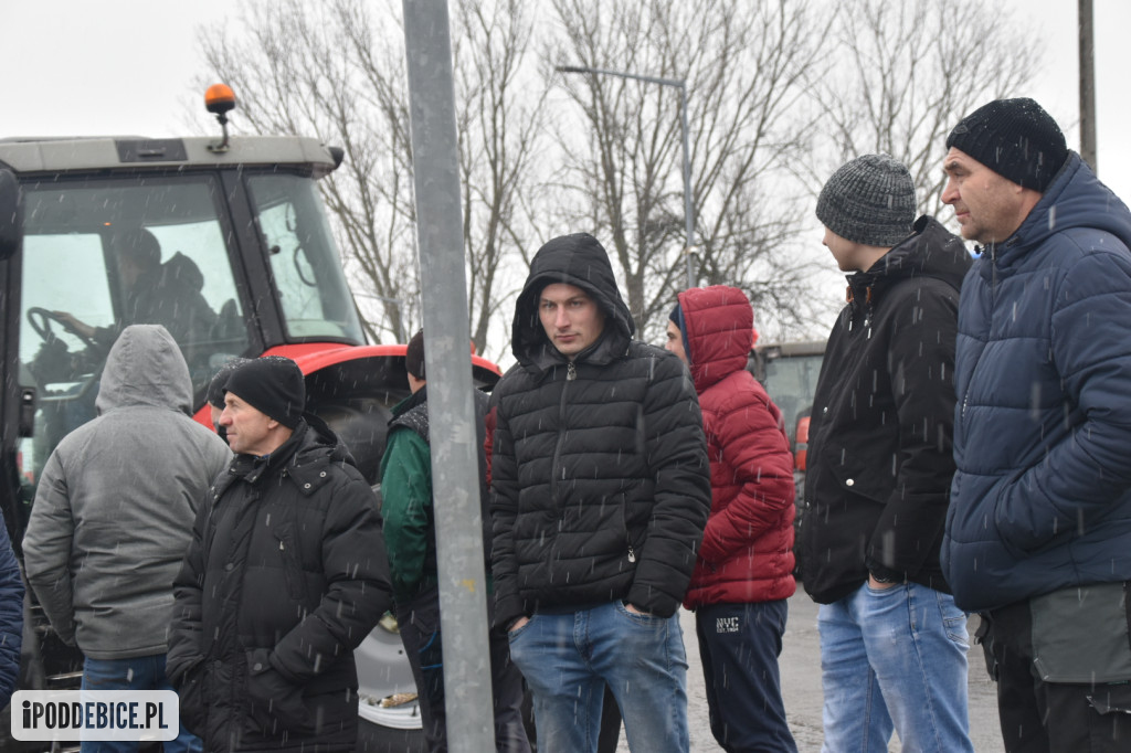 Rolnicy znowu strajkują w Poddębicach