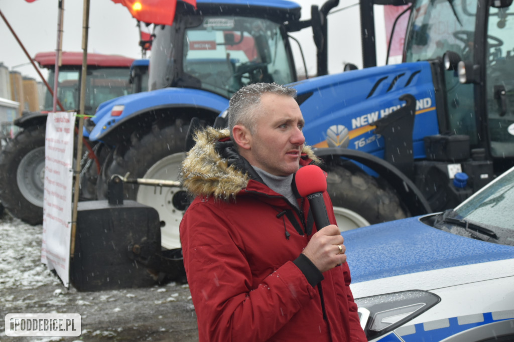 Rolnicy znowu strajkują w Poddębicach