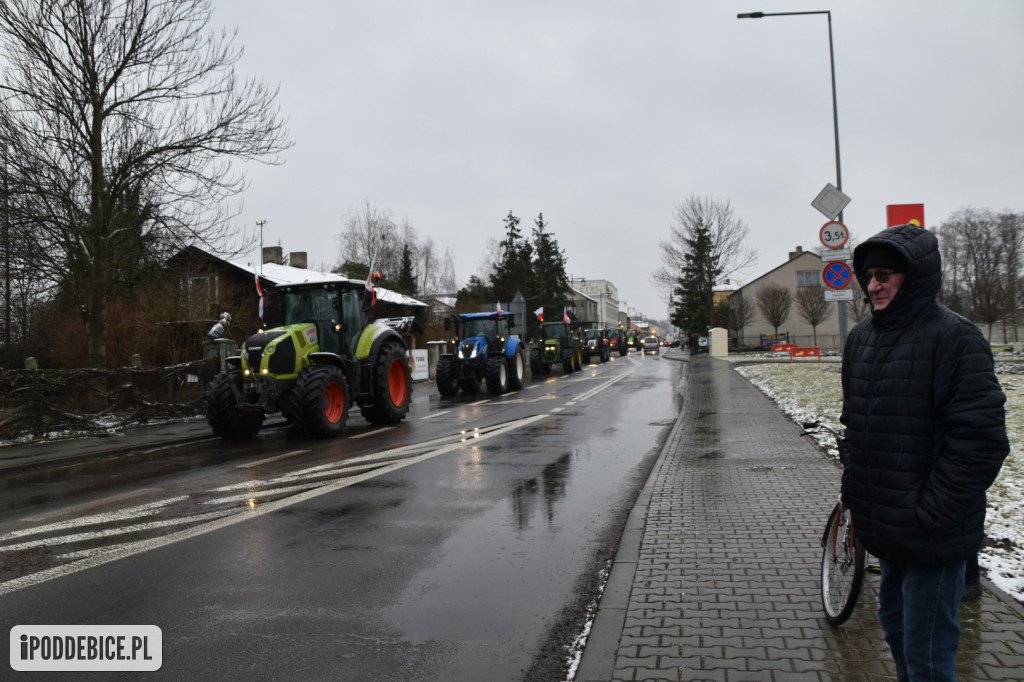 Rolnicy znowu strajkują w Poddębicach