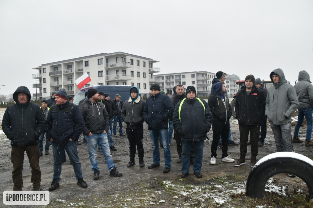 Rolnicy znowu strajkują w Poddębicach