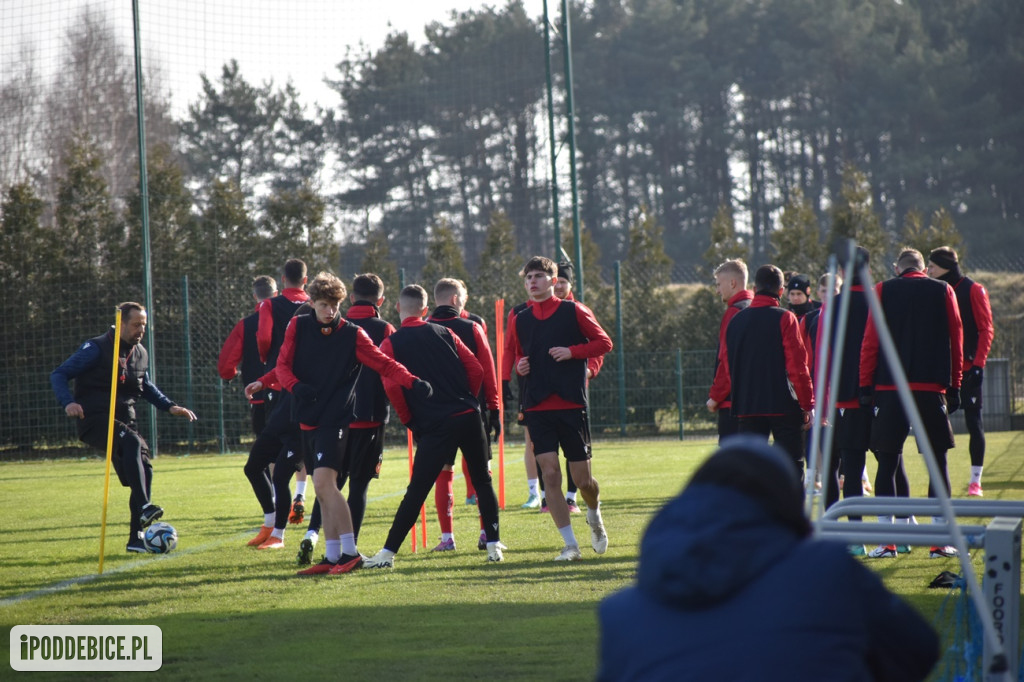 Widzew trenuje w Uniejowie przed derbami