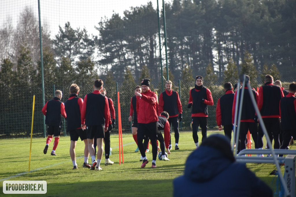 Widzew trenuje w Uniejowie przed derbami