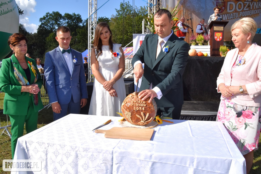 XII Dożynki Powiatu Poddębickiego połączono z Gminno-Parafialnym Świętem Plonów [ZDJĘCIA]