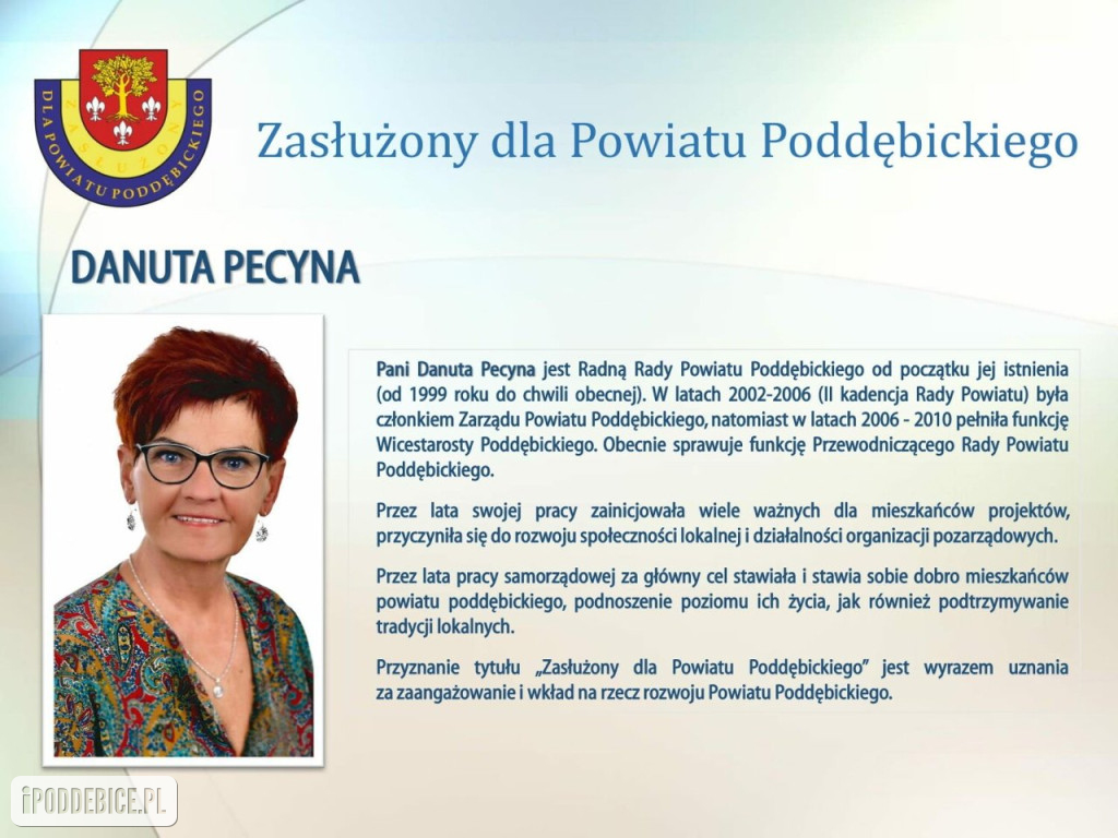 W Poddębicach wręczono wyróżnienia.