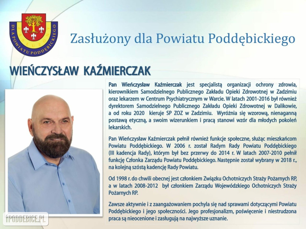 W Poddębicach wręczono wyróżnienia.