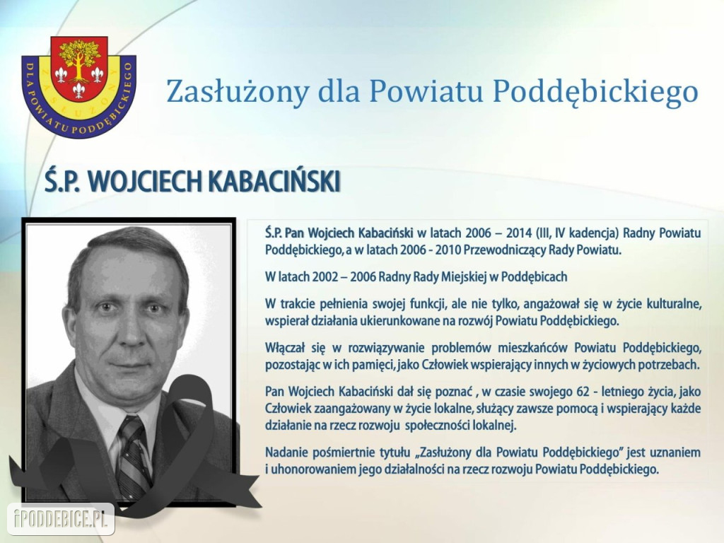 W Poddębicach wręczono wyróżnienia.