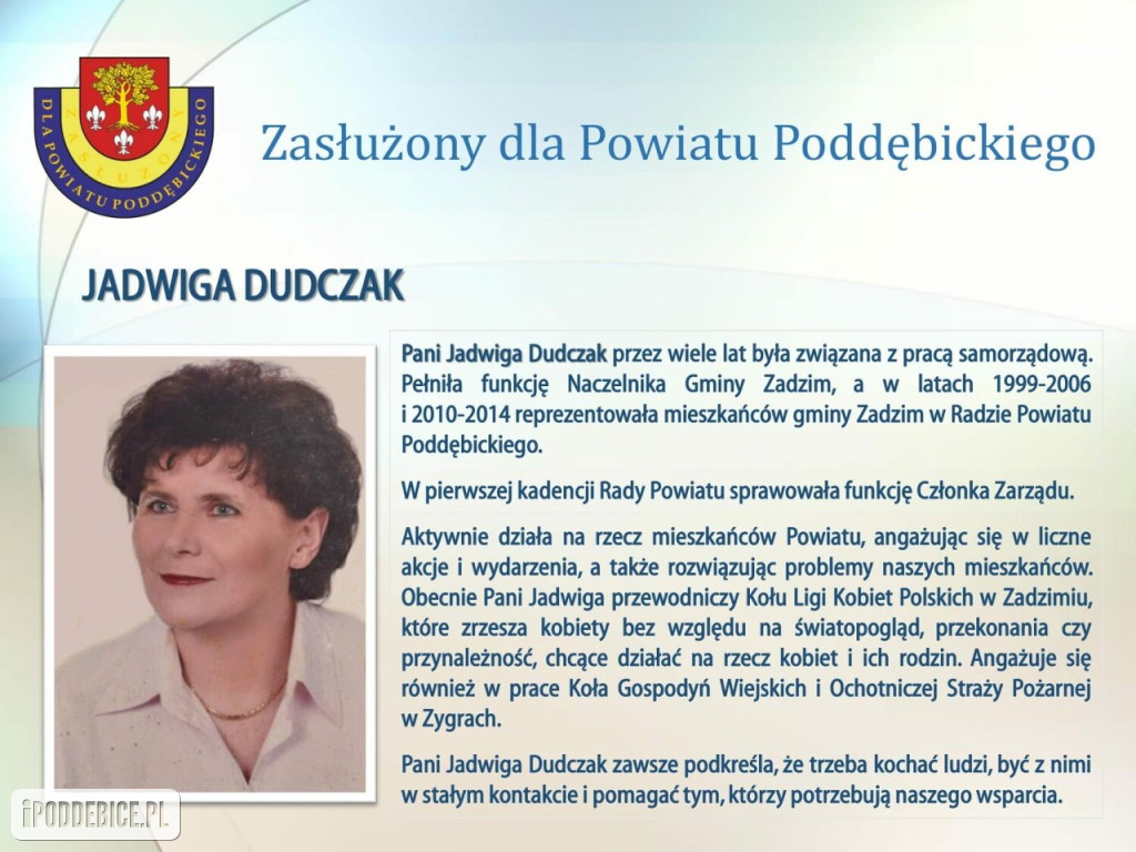 W Poddębicach wręczono wyróżnienia.