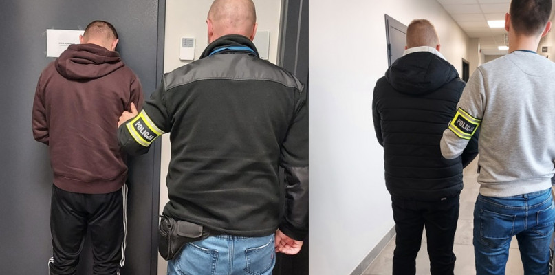 Sprawców kradzieży zatrzymali poddębiccy policjanci. fot. KPP Poddębice