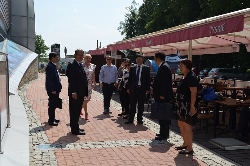 Delegacja z Chin odwiedziła powiat poddębicki