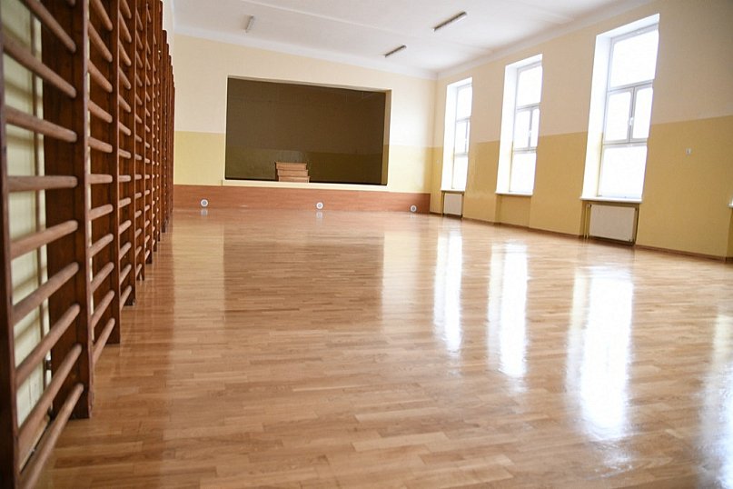 Wyremontowana sala gimnastyczna w LO
