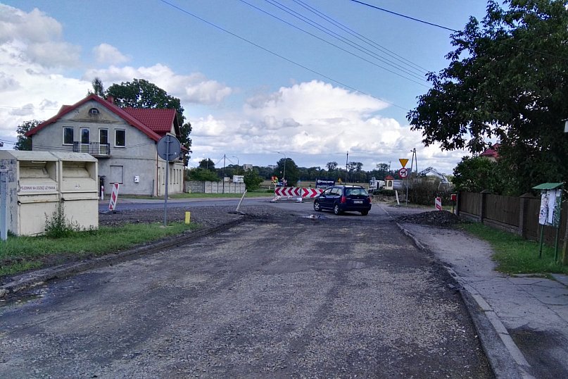 Budowa rond w Pradze k.Podddębic