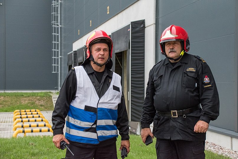 Strażacy z PSP i OSP na ćwiczeniach