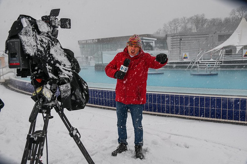 Tomasz Zubilewicz prezentuje prognozę pogody z Term