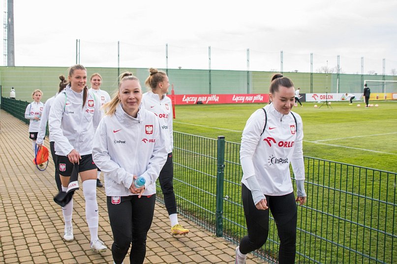 Reprezentacja Polski Kobiet na zgrupowaniu w Uniejowie