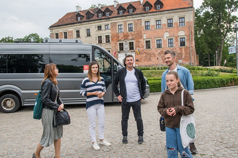 Adamem Sztaba w Uniejowie.