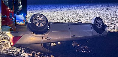 Dachowanie w Woli Przedmiejskiej. Dwie osoby trafiły do szpitala