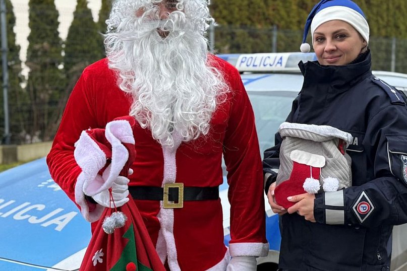 Policyjny Mikołaj znów na drogach powiatu