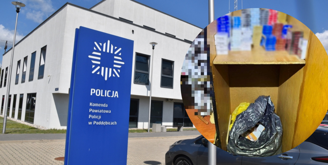 Uderzenie w nielegalny handel tytoniem. Wspólna akcja służb w Poddębicach