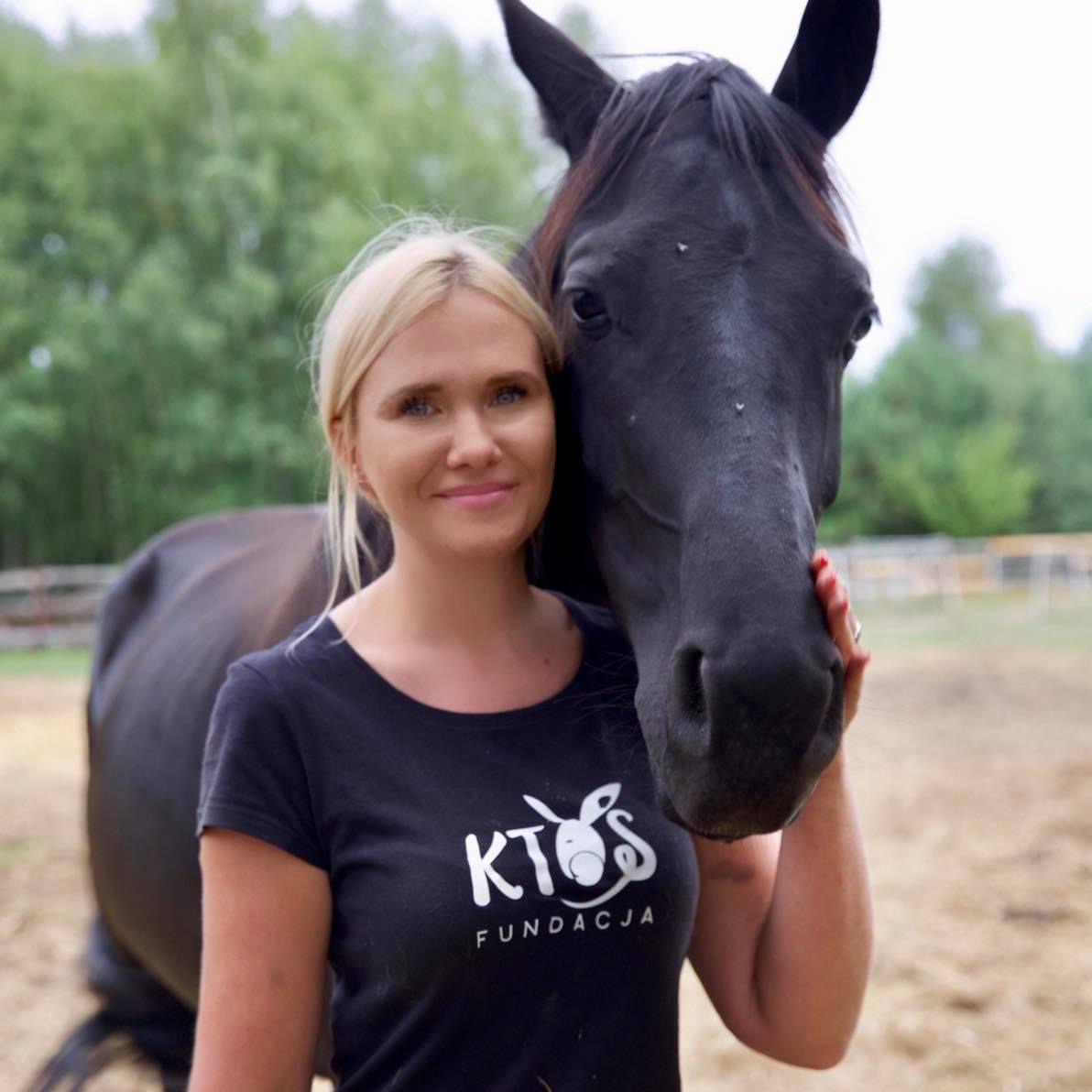 Paulina Pasieka z Fundacji Ktoś, która prowadzi azyle w Krępie i Jeruzalu.
